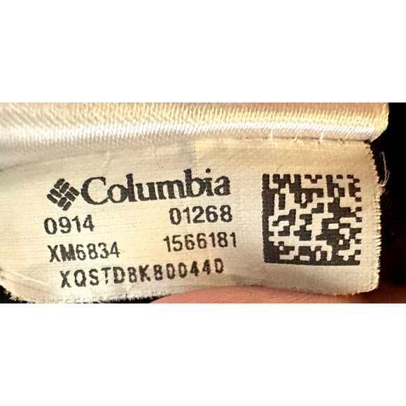 Men's Columbia Omni Shield Black Lined Jacket Coat Medium Collar Zip - Picture 12 of 13